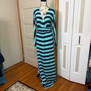 lilly pulitzer shawn maxi dress Lilly Pulitzer Shawn Bead Pearl Neck Maxi HALTER Dress Cheek to Cheek XSMALL XS